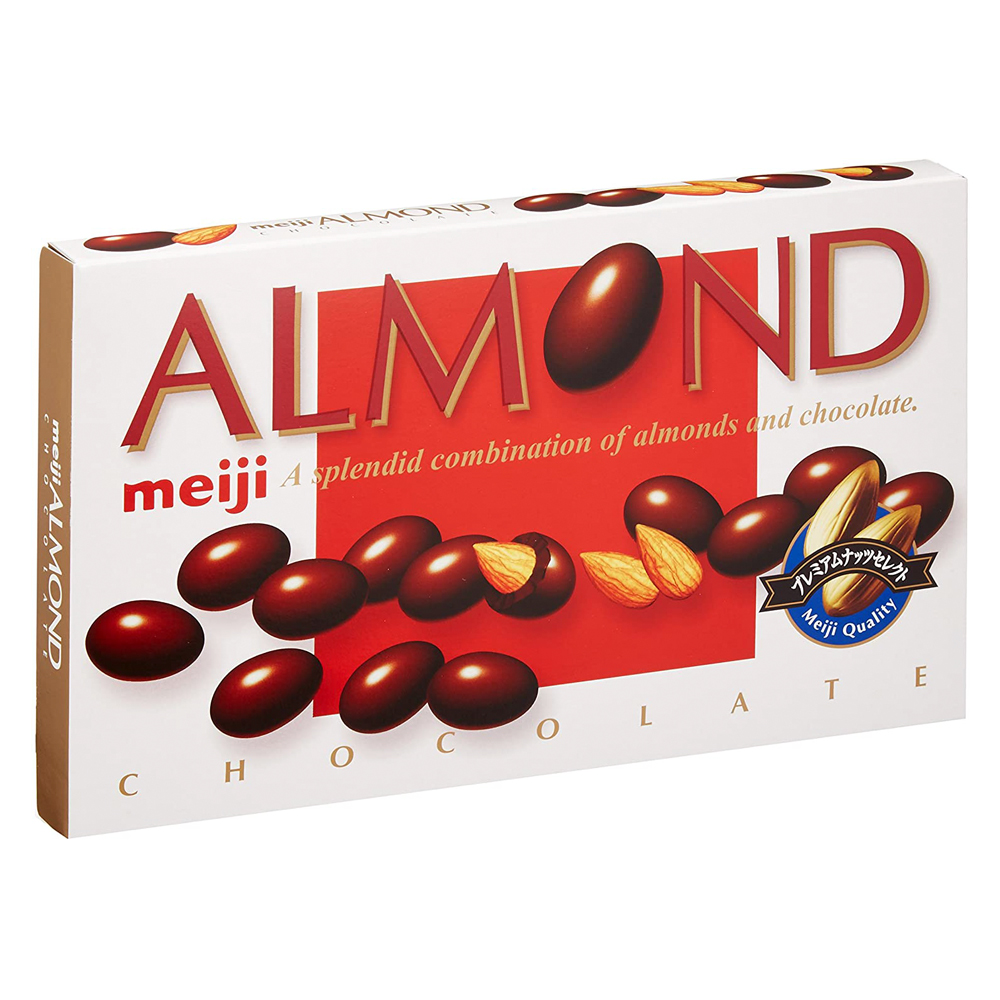 Socola hạnh nhân almond meiji 88g nhật bản