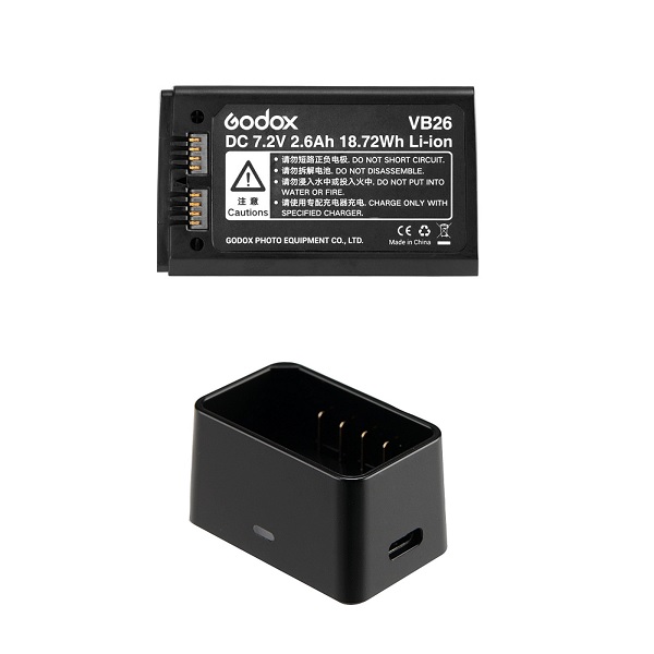 Pin và Sạc Godox dùng cho đèn Flash Godox V1 / Godox V860 III