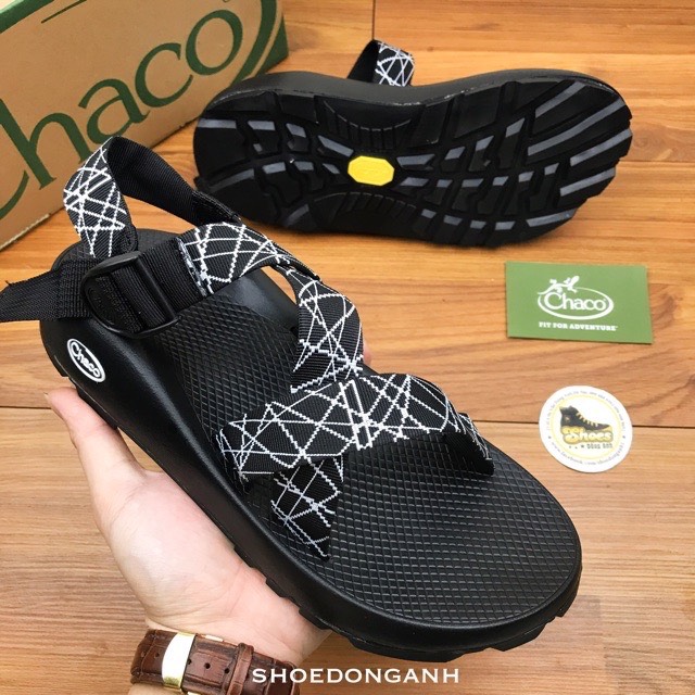 Sandal nam chacoo dây Quai Pha Chỉ trắng Đế Cực Bền , Dây kéo di chuyển được