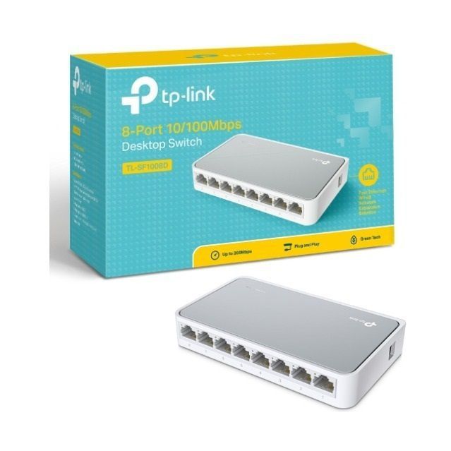 Bộ chia mạng switch tplink tl-sf1005d 5 port - tl-sf1008d 8 port tốc độ 100mbps c.hính h.ãng bảo hành 2 năm