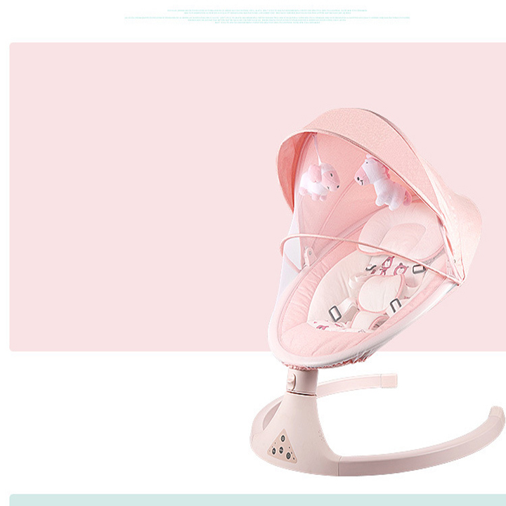Nôi ru ngủ tự động, có nhạc. nôi cho bé - nôi điện trẻ em, nôi rung điện em bé