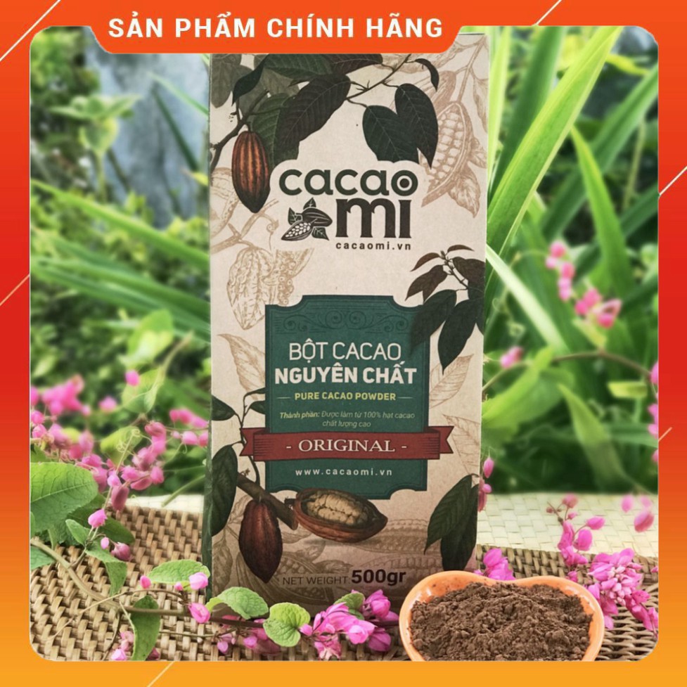 Cacao Nguyên Chất MI loại 1 Hỗ Trợ Giảm Cân 500G 💝FREESHIP💝 Bột Cacao MI Uống Liền Nguyên Chất 100% Chính Hãng Ngon HCM