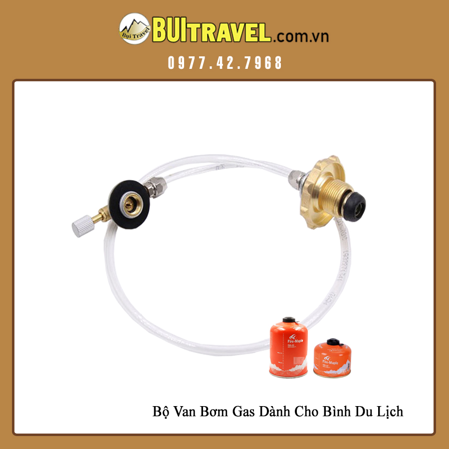 Van Bơm Chiết Gas Từ Bình 12kg Sang Bình Gas Lùn Dã Ngoại Cắm Trại