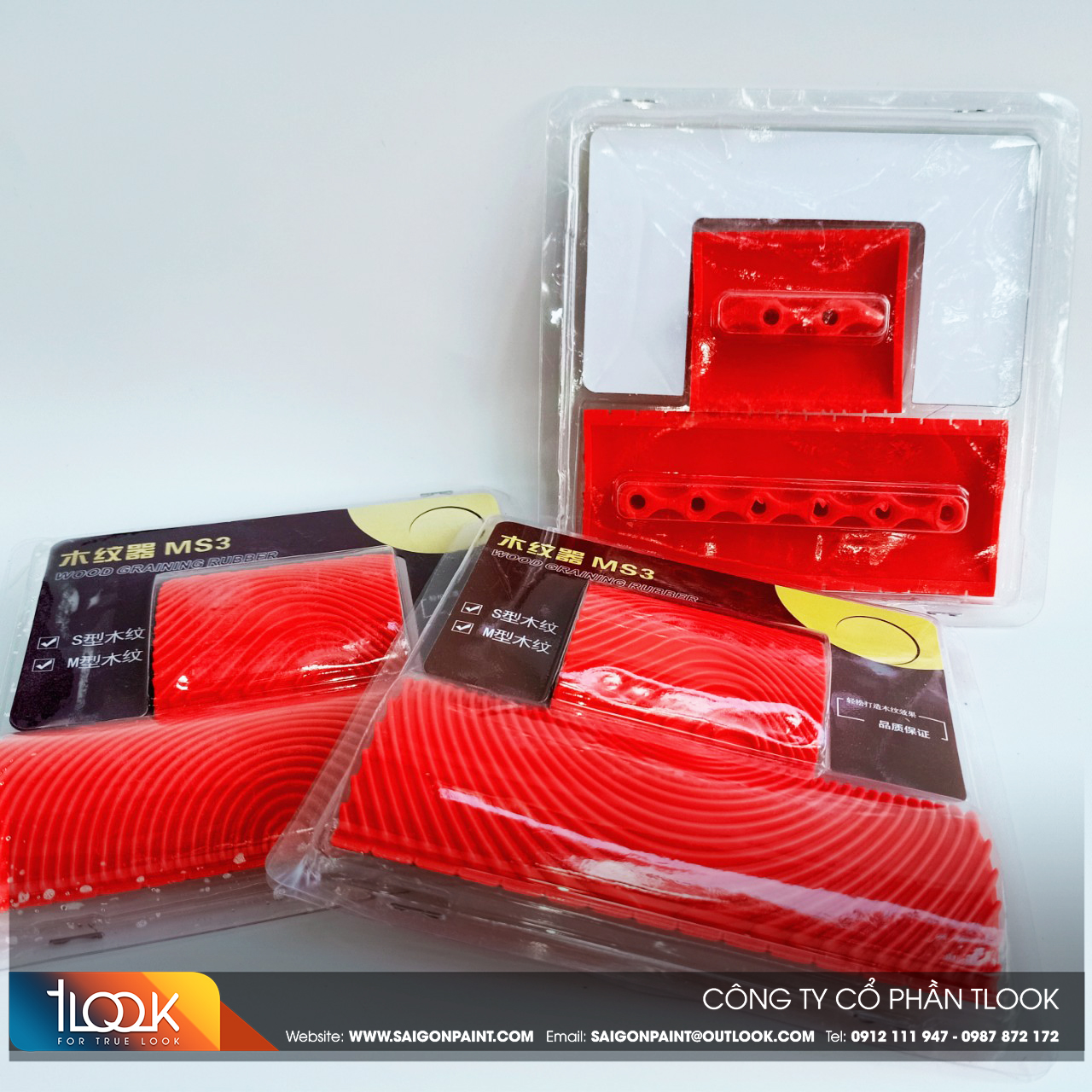 Bộ dụng cụ làm sơn giả gỗ- Cọ tạo vân gỗ