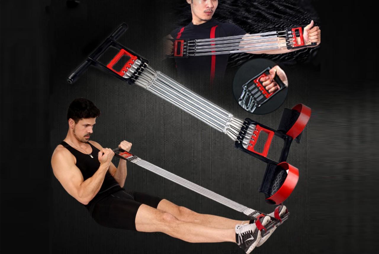 Thiết bị tập cơ bụng 5 lò xo đàn hồi co giãn, Dụng cụ tập đơn, Máy tập cơ bụng, cơ tay tại nhà giúp săn chắc cơ thể, Thiet bi tap co bung 5 lo xo dan hoi co gian, Dung cu tap don, May tap co bung, co tay tai nha giup san chac co the