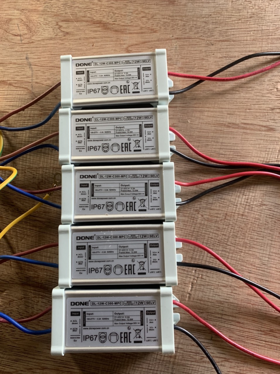 Driver LED DONE 12W cho lắp ráp đèn LED