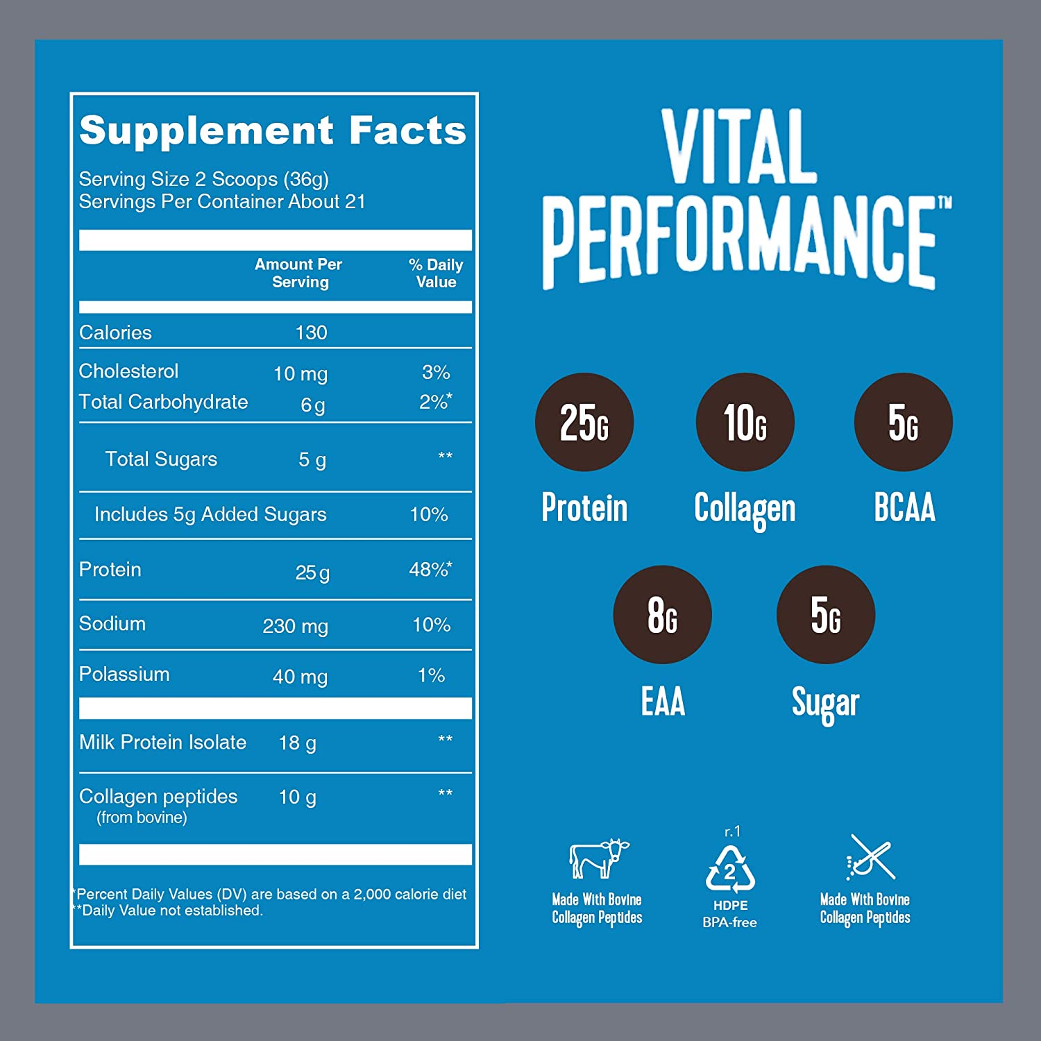 VITAL PROTEIN PERFOMANCE, BỔ SUNG PROTEIN VÀ COLLAGEN PEPTIDES | Lazada.vn