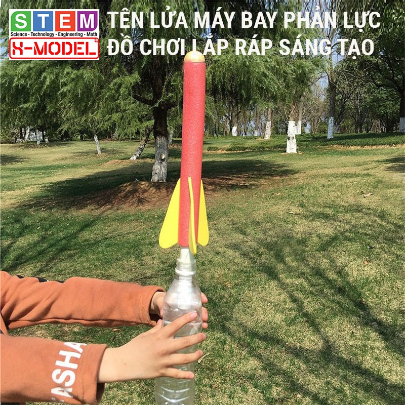 Đồ chơi sáng tạo stem mô hình tên lửa máy bay x-model st67 cho bé, đồ chơi tự làm diy| giáo dục stem, steam