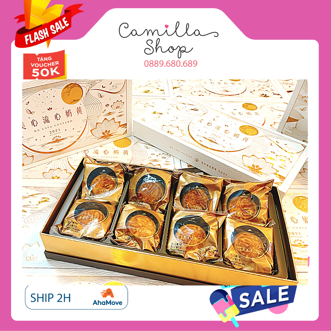 Bánh trung thu trứng muối tan chảy Lava Custard Mooncake 2022
