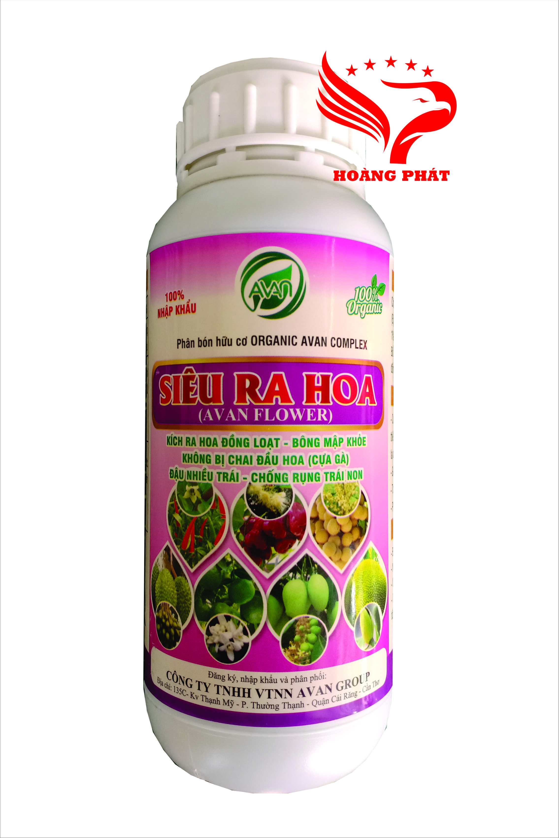 Phân bón lá siêu ra hoa 500ml - kích ra hoa đồng loạt, bông mập khỏe, đậu nhiều trái