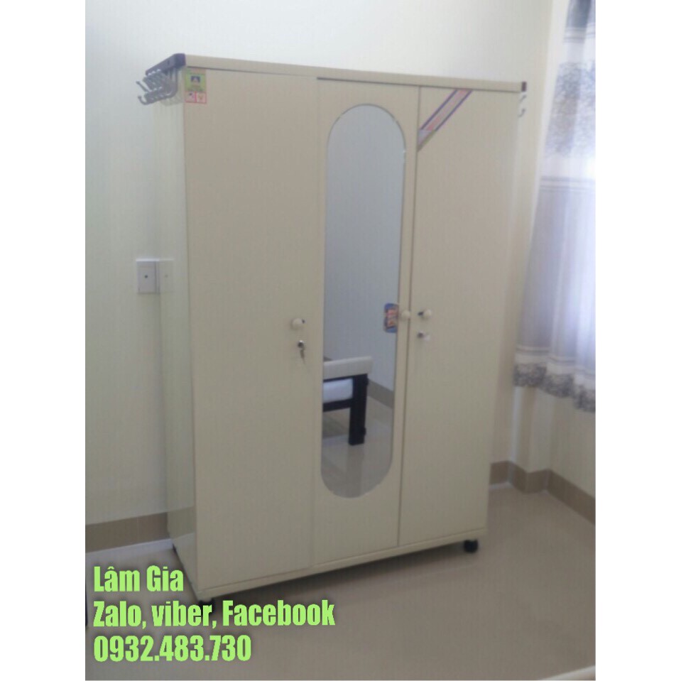 Tủ sắt đựng quần áo lắp ráp trung hưng th-18k3