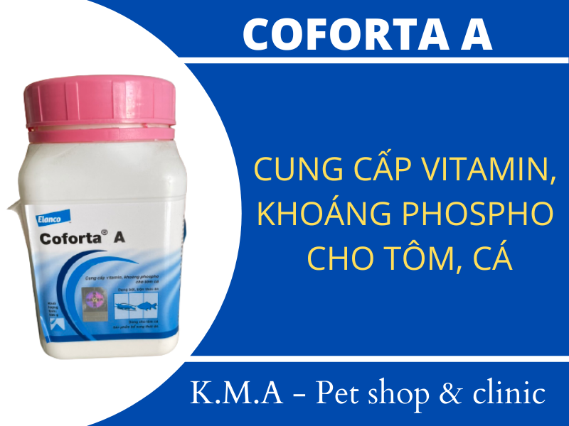 Coforta A hộp 0.5kg sản phẩm của bayer bổ sung butaphosphan, b12, khoáng, vitamin...giúp tôm, cá tăng cường trao đổi chất, tăng trưởng nhanh