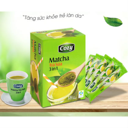 [HCM]Trà Sữa Matcha 3in1 Cozy