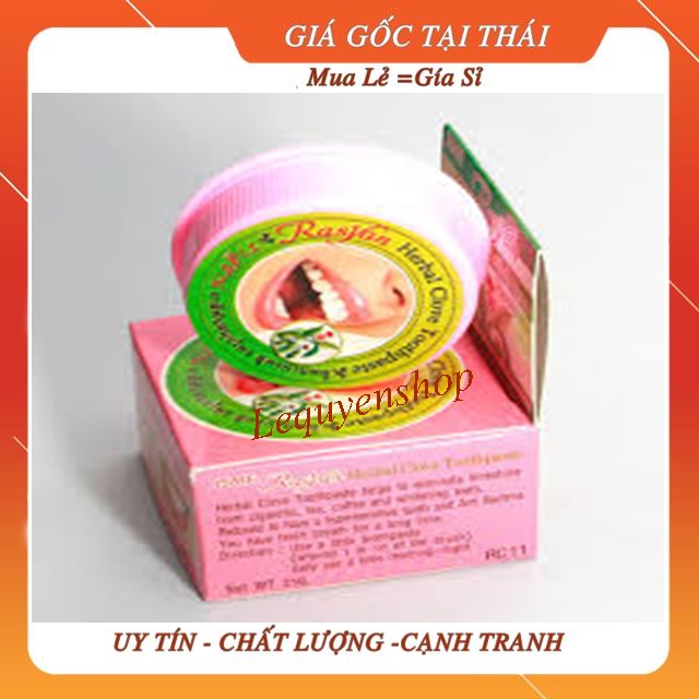 [HCM]Tẩy trắng răng Kem tẩy trắng răng kem tẩy trắng răng green herb Thái Lan màu hồng
