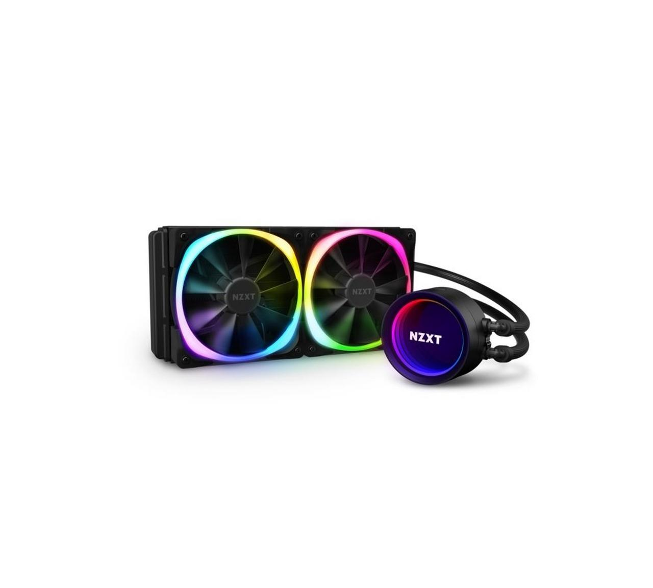 Nzxt kraken x53 rgb 240mm aer aio cpu liquid cooler rlkrx53r1