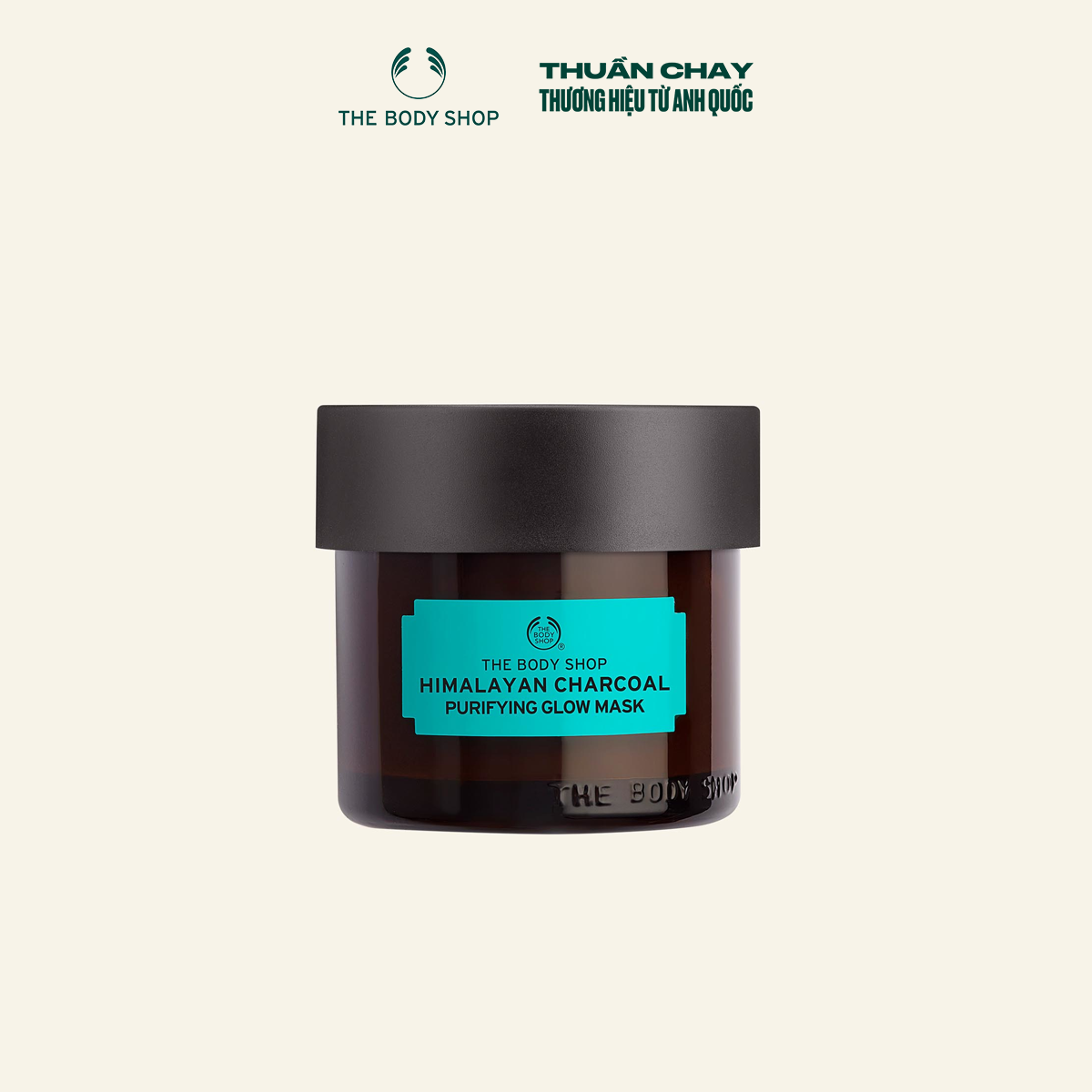 Mặt Nạ Thải Độc Da Himalyan Charcoal Purifying Glow Mask 75ml THE BODY SHOP