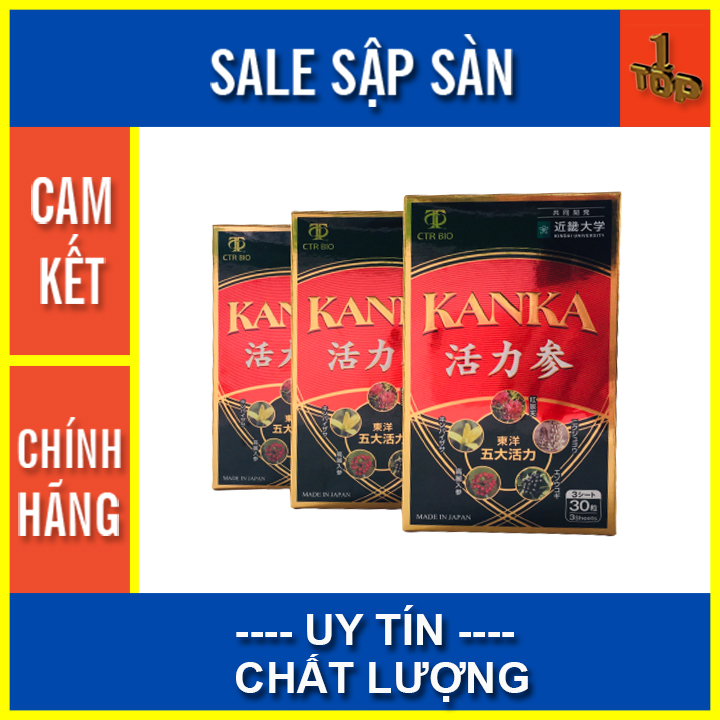 BỔ THẬN KANKA – TĂNG CƯỜNG SINH LÝ NAM GIỚI – Hộp 30 viên