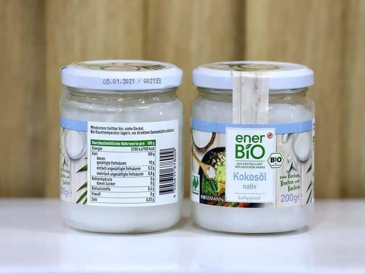 Dầu dừa hữu cơ ép lạnh Bio Kokosol - mẫu mới nhất