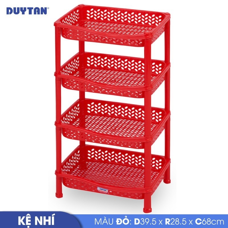 Kệ nhí nhựa duy tân 4 ngăn - 46663 - giao màu ngẫu nhiên