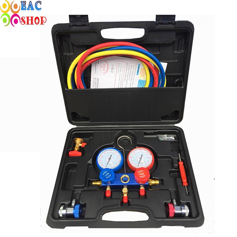 Đồng hồ nạp ga đôi điều hòa cho ô tô, điều hòa  VALUE VMG-2-134a-B (Dụng cụ nạp gas điều hòa  ô tô) Thu Nhung SHOP