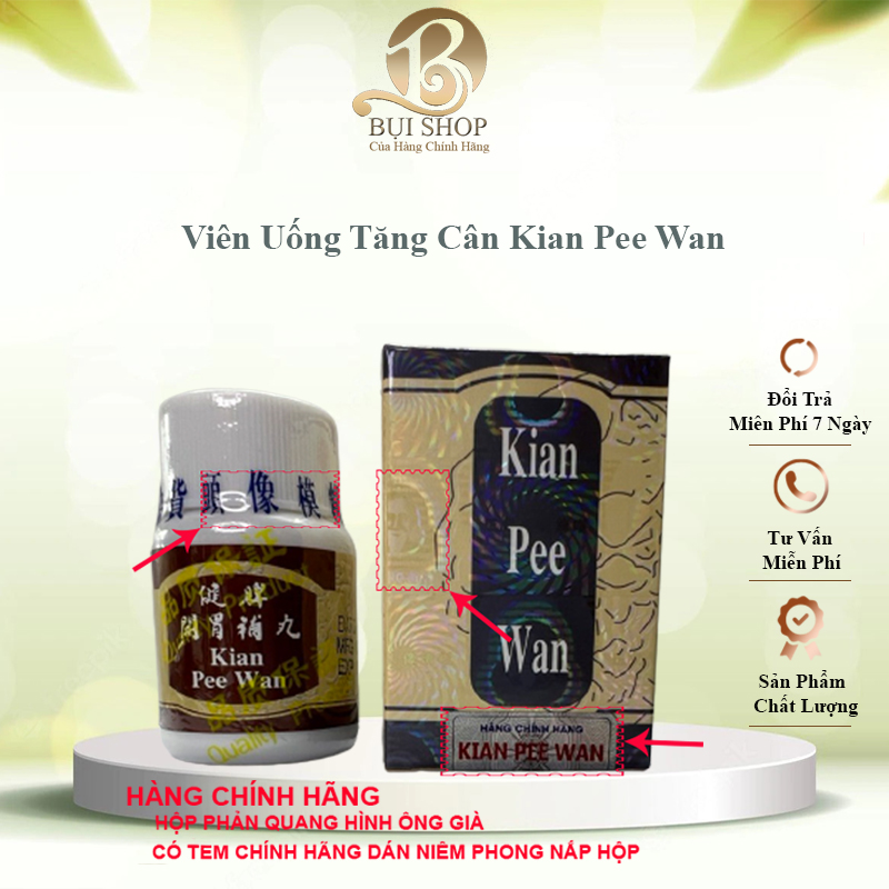 Tăng cân Kian.Pee.Wan - Kiện tỳ khai vị
