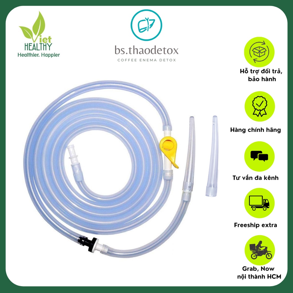 [Nhập RS0822 giảm 30k cho đơn 99k][ COMBO 1 Tặng 2] Bộ Dây Truyền Silicone 180cm có van khoá + van chống trào ngược dây nối ca mềm mại bền chắc
