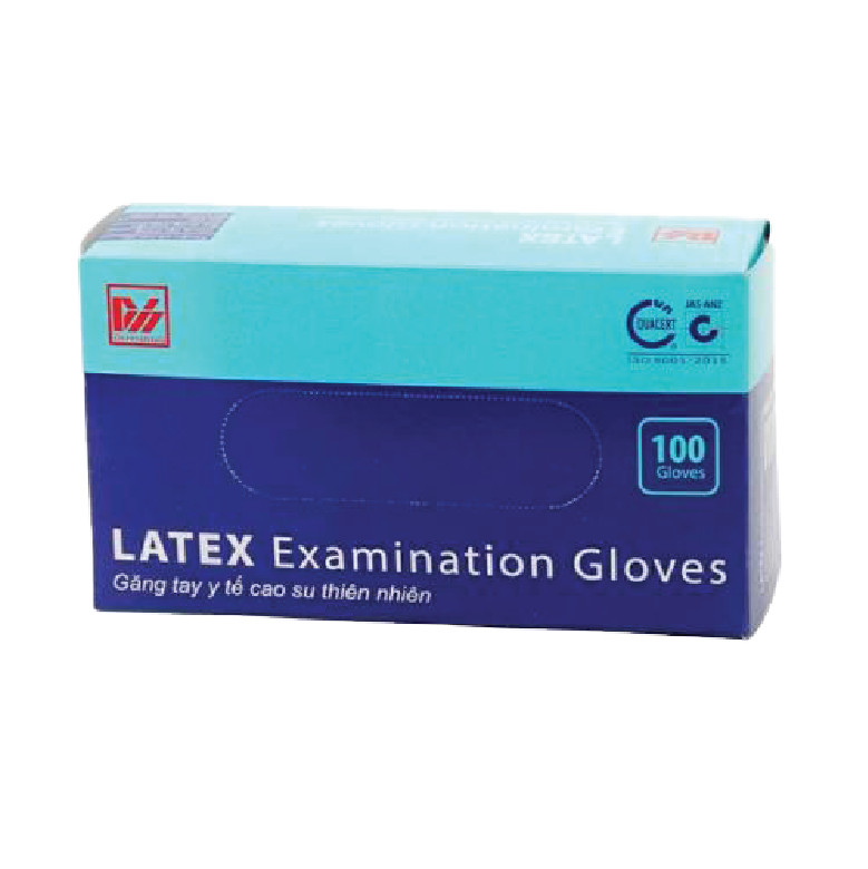 Găng tay y tế latex có bột duy hàng size l