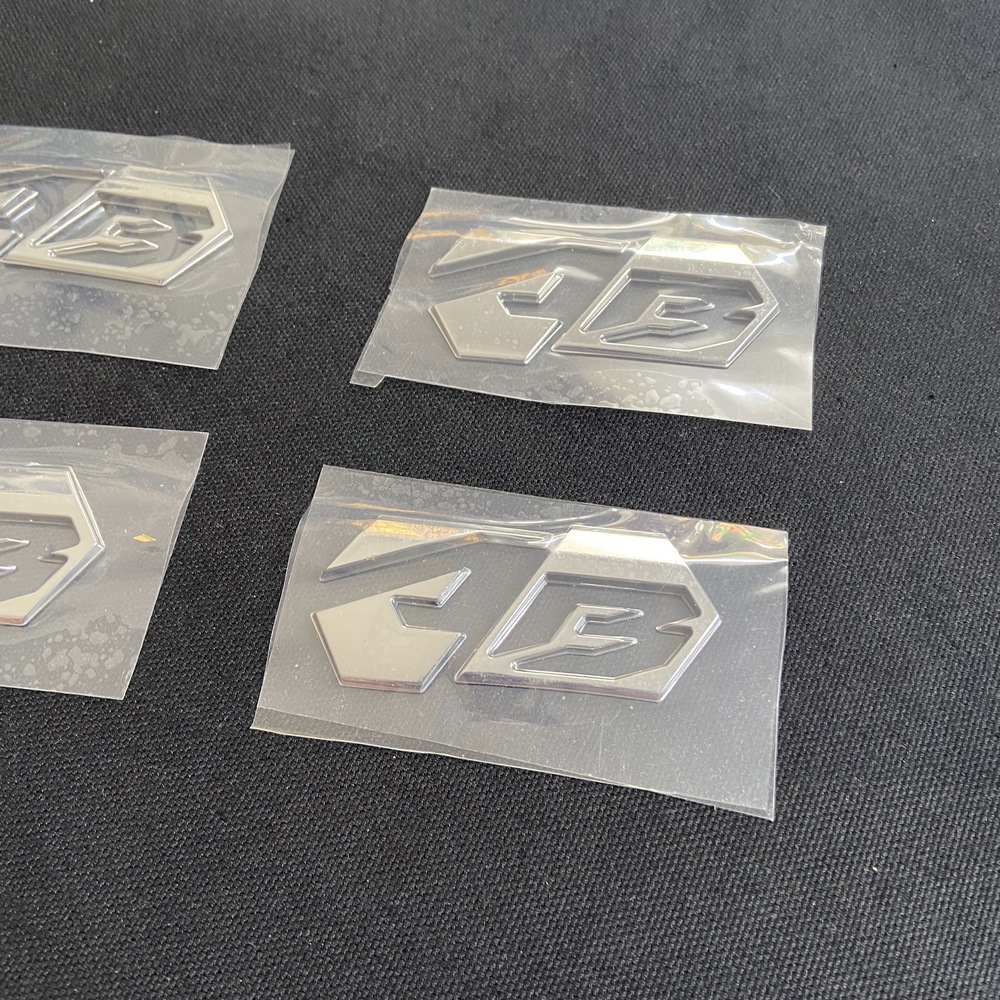 [MUA ĐI ĐỪNG NGẠI] TEM DÁN XE,TEM LOGO AB 2020 MỚI  ZIN TRANG TRÍ XE BAO CHẤT (MÀU BẠC)