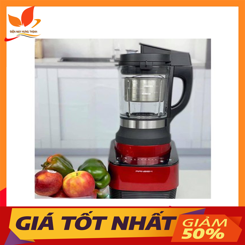 Máy làm sữa hạt Ranbem 735I Mới 2022 Tiếng Việt Bảo hành 12 Tháng Nắp INOX Lồng INOX