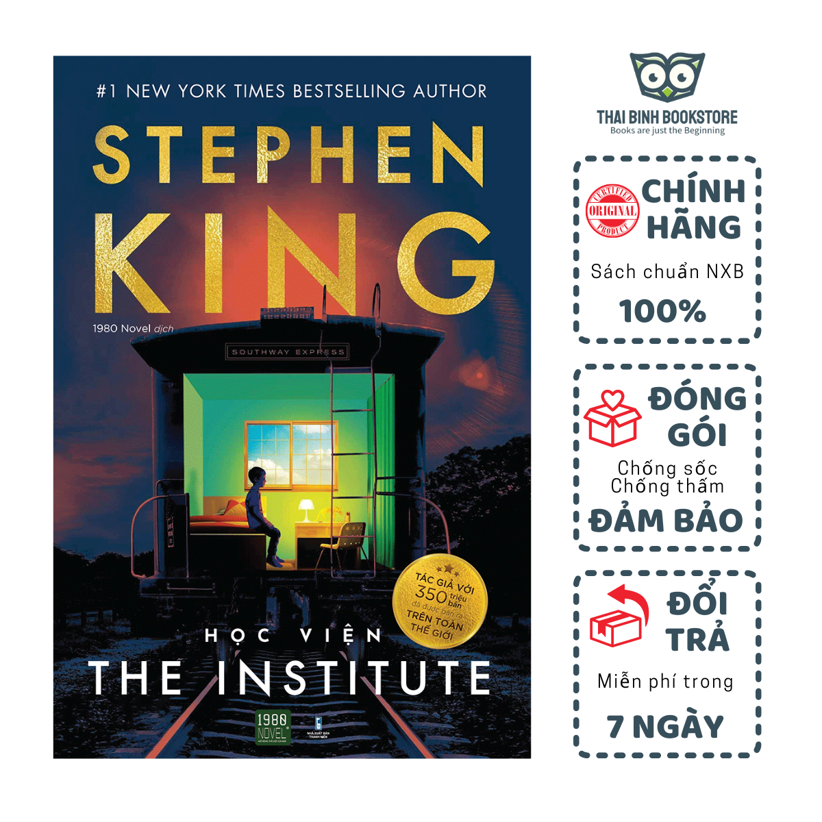 Sách - Học Viện - The Institute - Truyện Trinh Thám - Stephen King - Thái Bình Bookstore