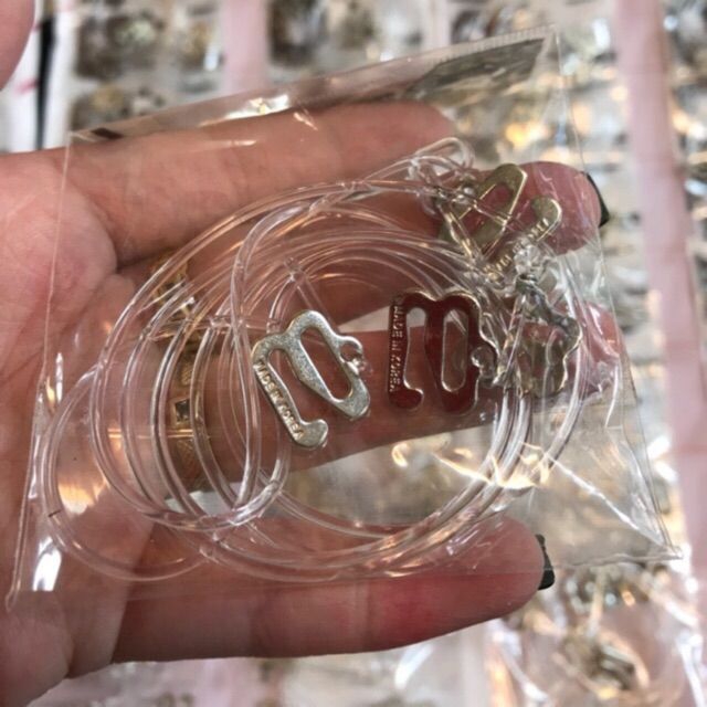 2 sợi (1 cặp) dây áo ngực trong suốt sợi nhuyễn khoen kim loại chắc chắn - dây áo ngực sợi bún - P09
