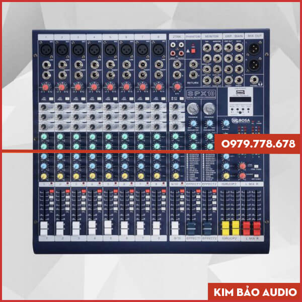 Mixer Bosa SPX10 - Hàng chính hãng Chạy 2 Effect chất lượng