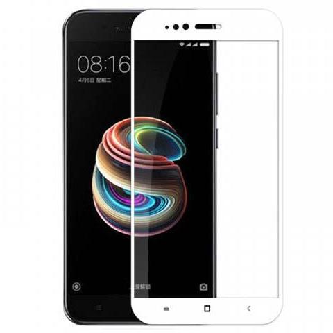 Kính cường lực cho Xiaomi A1 FULL màn hình (Màu Trắng)