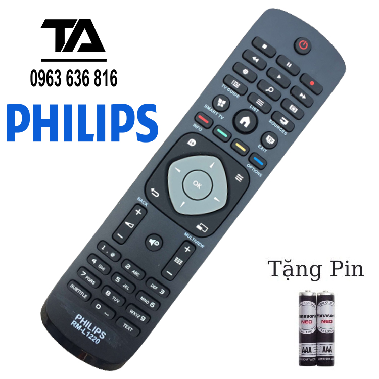 ✔ remote điều khiển tivi philips