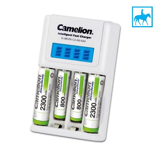 Bộ sạc nhanh pin tiểu LCD báo dung lượng pin Tự Ngắt Khi Đầy Camelion BC