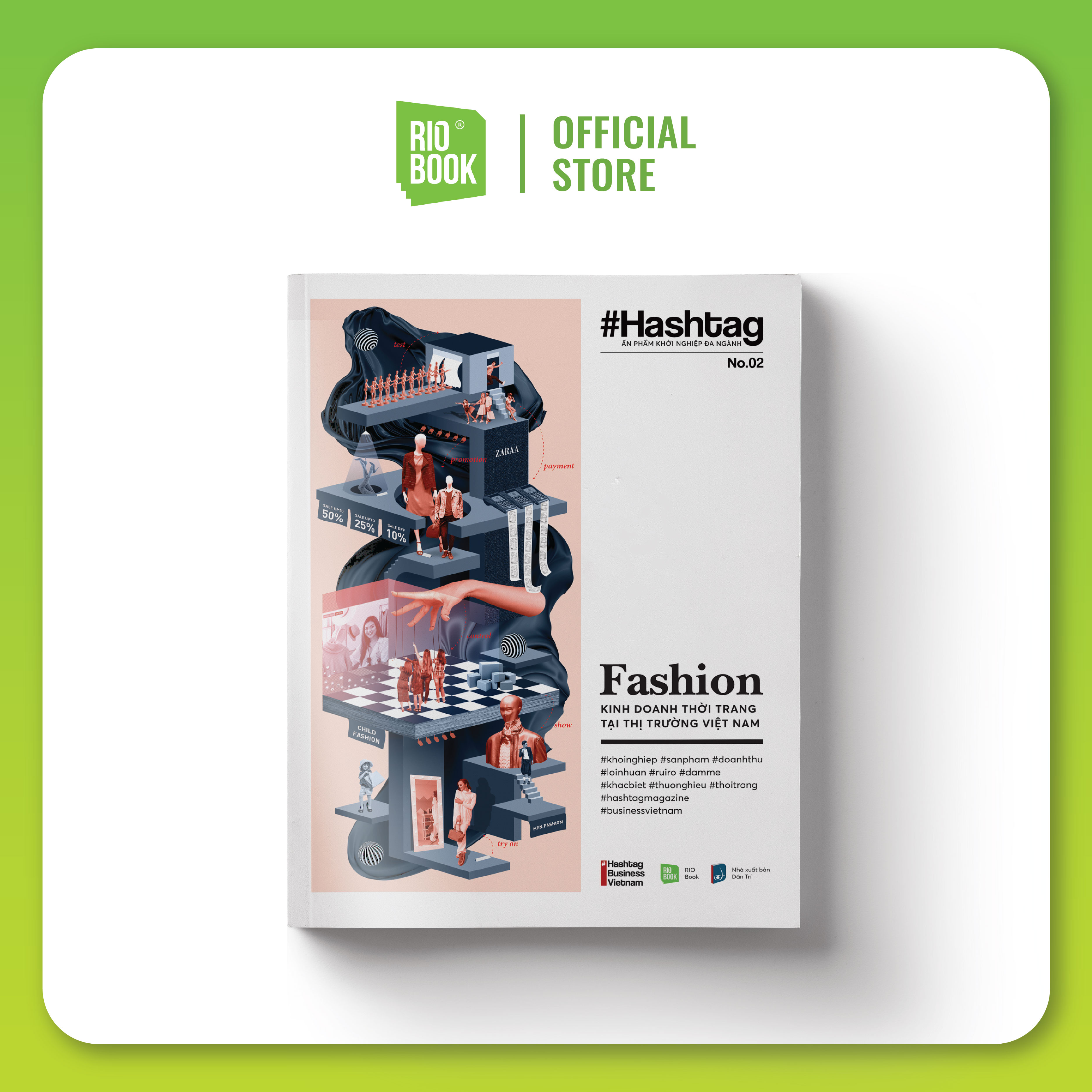 Sách RIO Book Kinh doanh/Khởi nghiệp - HASHTAG NO.2 FASHION - Kinh doanh thời trang tại thị trường Việt Nam