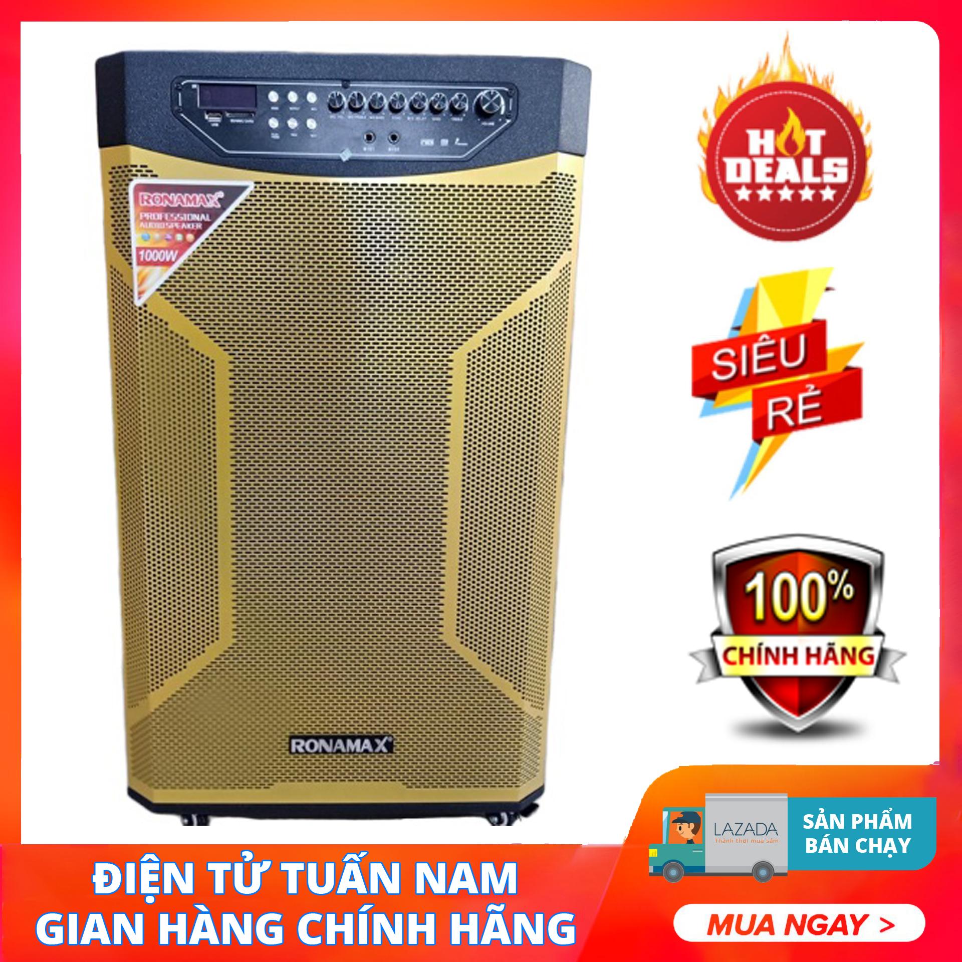 Loa kéo di động ronamax mu18 5 tấc - âm thanh cực khủng chơi nhạc cực đã