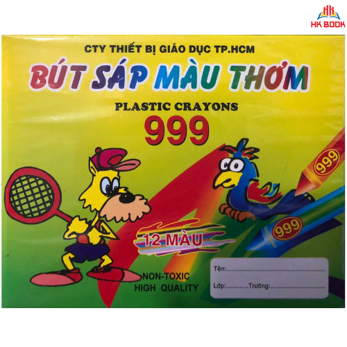 Bút sáp màu thơm bộ 12 màu không độc hại cho bé
