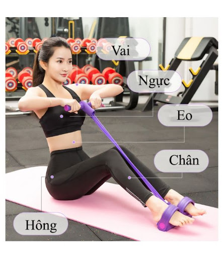 Dây thun tập cơ bụng