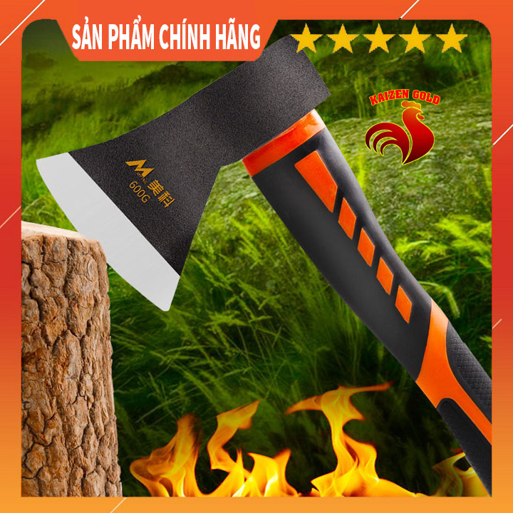 Rìu đa năng sinh tồn, rìu có tay cầm, búa rìu bổ củi chặt cây, làm vườn