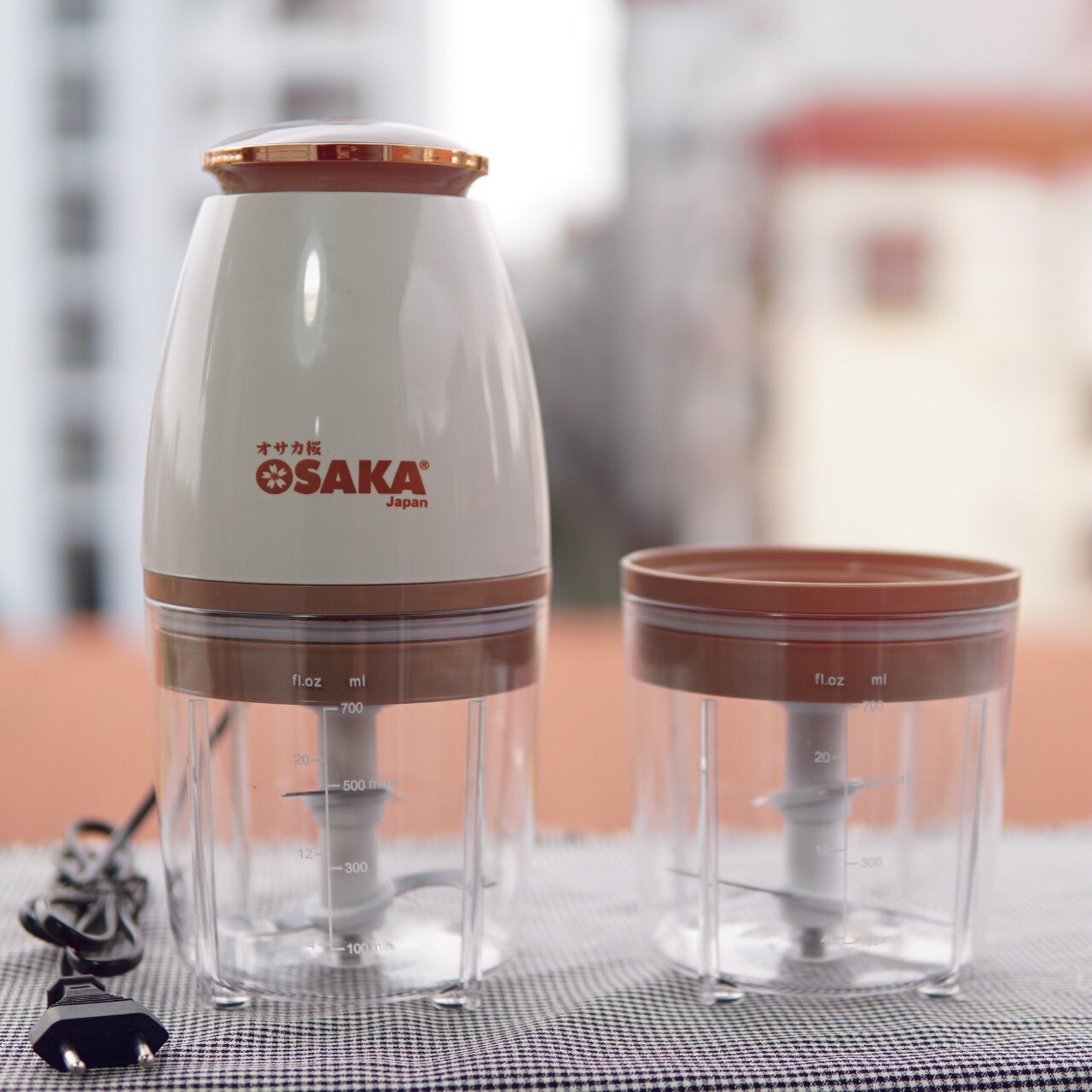 (BH 3 năm)Máy Xay Sinh Tố Osaka Nhật Bản 2024 loại xịn-xay gia vị ,trái cây ,thịt,đá loại xịn