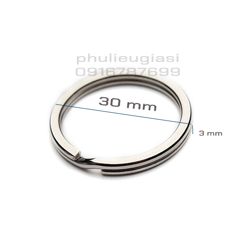 KHOEN INOX 304 LÀM MÓC KHOÁ - 3CM (COMBO 20 CÁI)