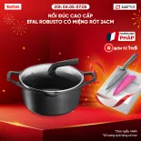 [SIÊU SALE HÈ 20H 4-7.5] Nồi đúc cao cấp Tefal Robusto có miệng rót  24cm