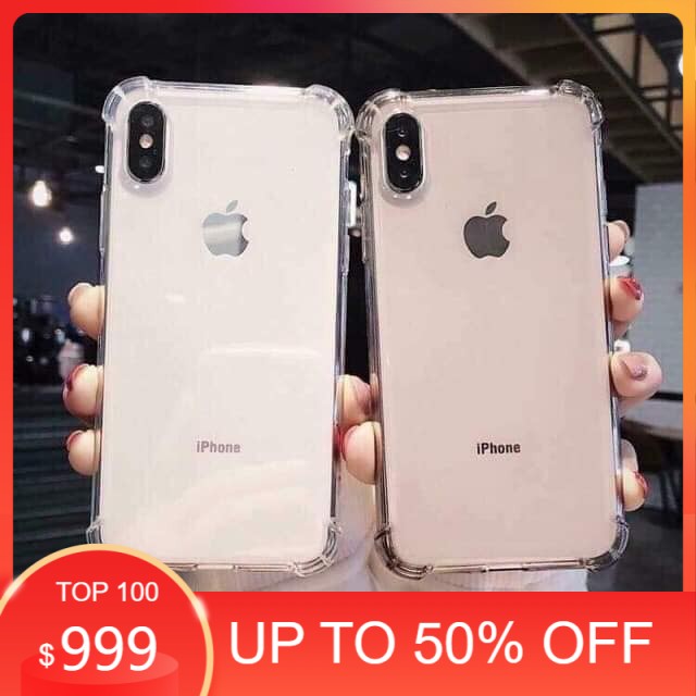 [ LOẠI DÀY ] Ốp chống sốc loại dày trong suốt từ IPhone 6 đến 11ProMax, Samsung, Oppo