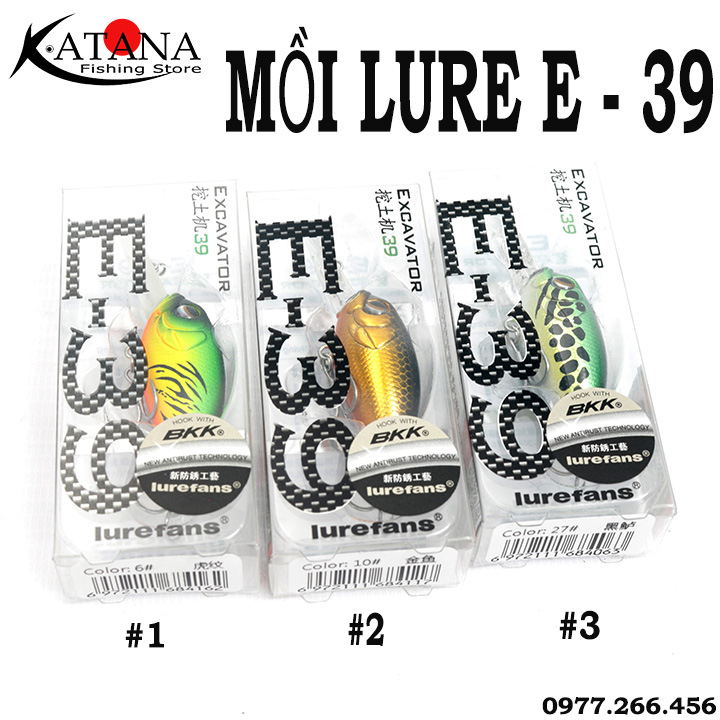 Mồi câu lurefans e39