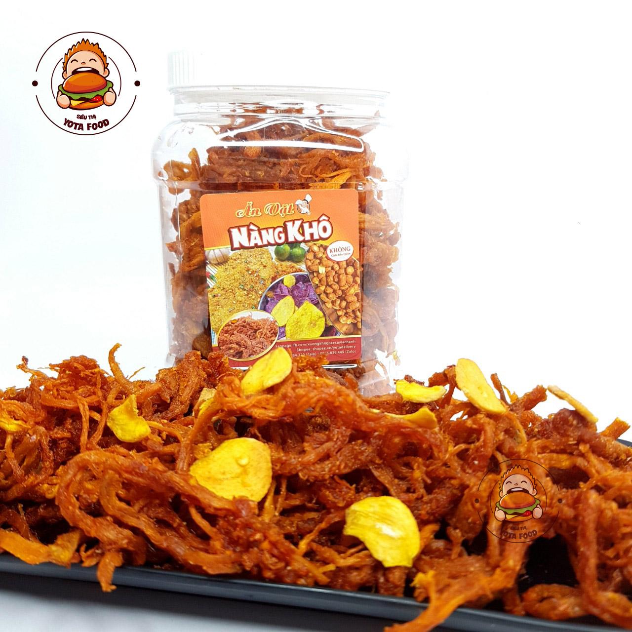Khô heo cháy tỏi loại 1 Yotafood - 500Gr