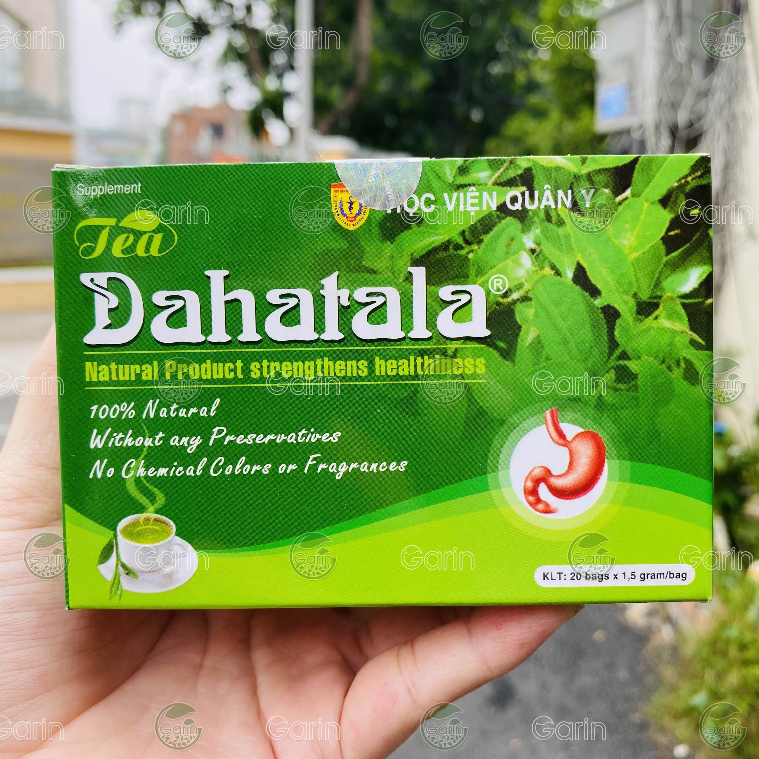 Trà Dahatala Học Viện Quân Y 30g hỗ trợ tiểu đường giảm viêm đau dạ dày - hành tá tràng tăng cường sức đề kháng cho cơ thể