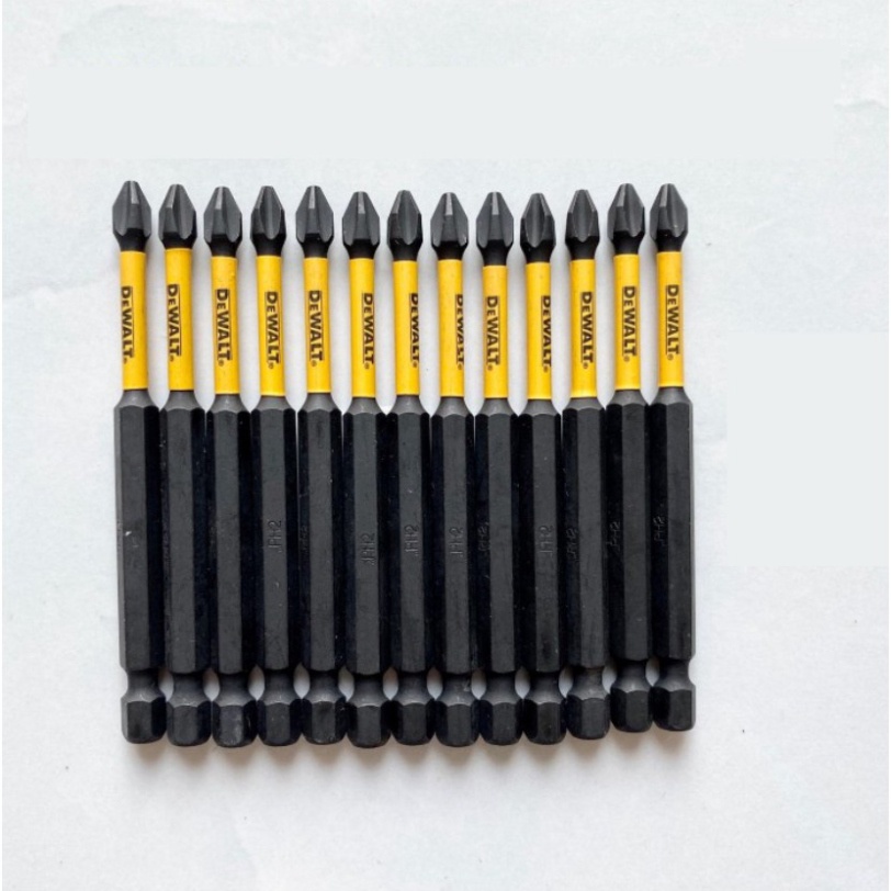 Mũi vít dewalt xịn ph2 9cm từ hít mạnh, chuôi lục giác 6.35mm
