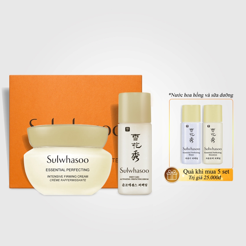 Set Sulwhasoo mini Tinh chất Sulwhasoo First care và Kem nâng cơ Sulwhasoo