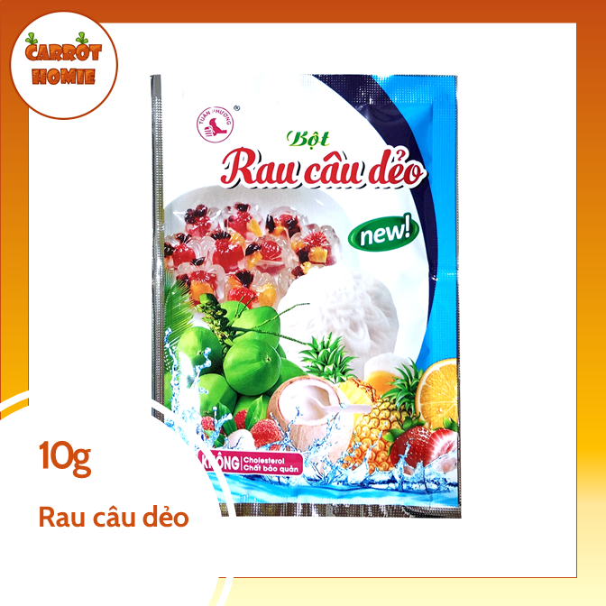 Bột rau câu dẻo 10g tiện dụng